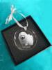 Samoyed, Bjelkier, Samoiedskaya Sobaka – Crystal bauble with a photo, dog photo in crystal | Art-Dog