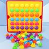 Mushroom 3D Nail Puzzle Jigsaw Toy Montessori Baby Toys Cartoon Animal Puzzles Game Kids Early Educational Toys Children Gifts