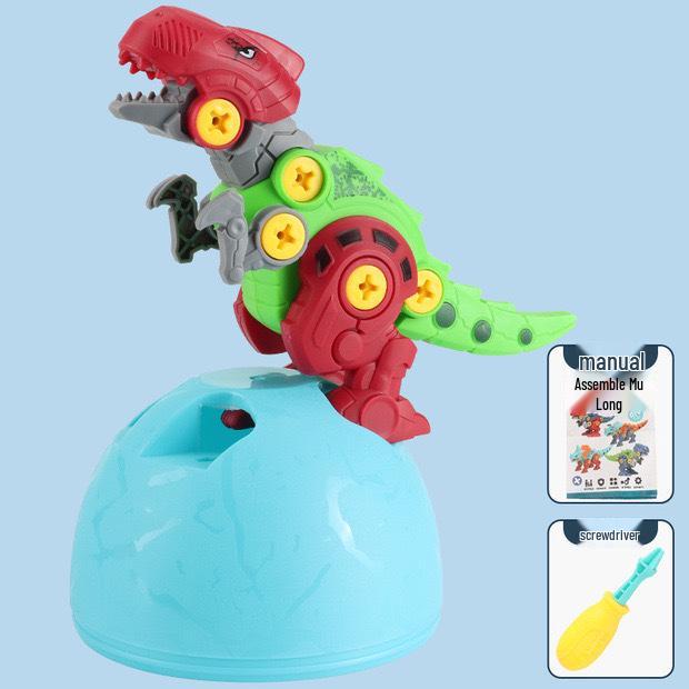 DIY Assembly Dinosaur Egg Building Blocks - Tyrannosaurus for Kids