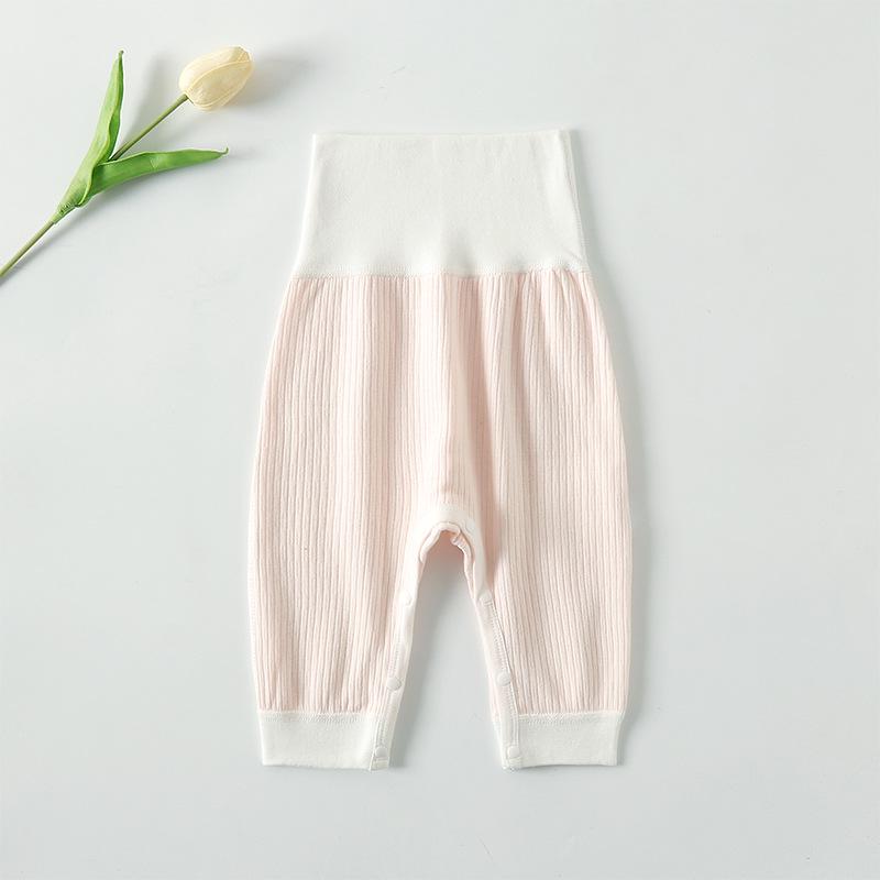 

Хлопковые штанишки на кнопках с высокой талией для новорожденных - Детская осень, стиль большая попа 59 cm