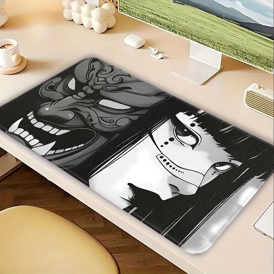Janpanese Mask Girl Mouse Pad Keyboard Mouse Pad Computer Laptop Pad Desk accessories Game Console Pad office Pad rubber