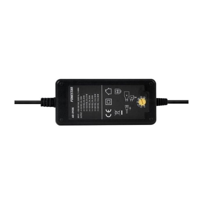 Cargador De Portátil Fonestar AD-2436- 36W- Manual- 7 Conectores- Voltaje 100-240V