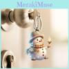 Handheld Candle Cute Snowman Pattern Acrylic Pendant For Decoration Christmas