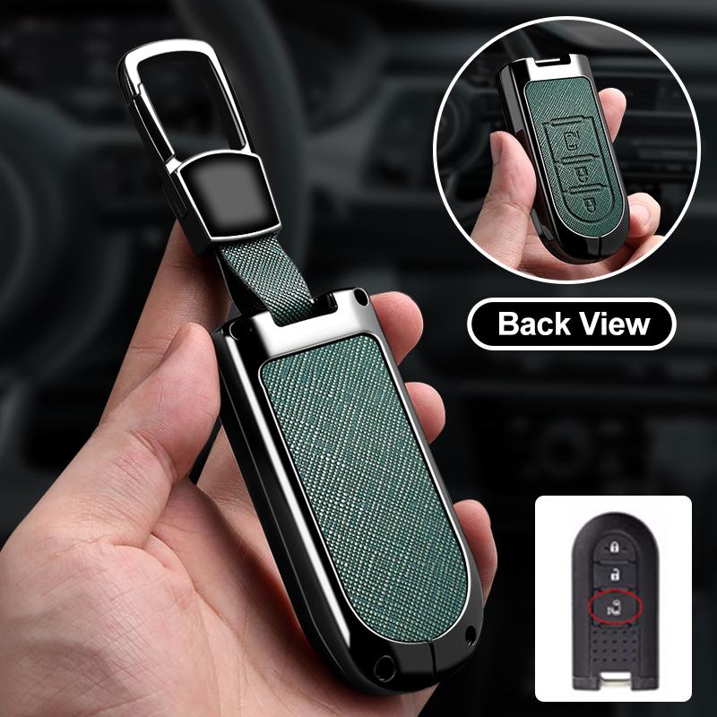 Metal Car Key Case Cover Shell Fob For Toyota Roomy Tank Passo Roomie For Daihatsu La600S La610S La150S Canvas Tanto Move