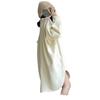 Plus-Size 300 Jin Lambswool Mid-Length Sweatshirt Dress for Women - Autumn/Winter European Style