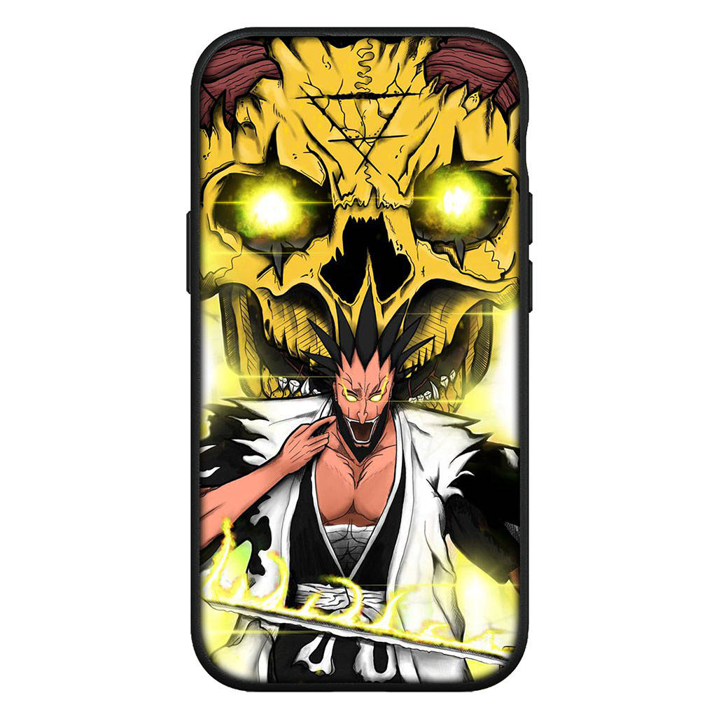 For iPhone 16 15 Xiaomi Redmi Note 14 13 12 11 Pro Max X 8 16e Samsung Galaxy S25 S24 S23 Moto OPPO Bleach Zaraki Kenpachi Kurosaki Ichigo Phone Case