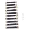 10x Shrapnel Purse Making Supplies Metal Frame , 10x1.4 cm