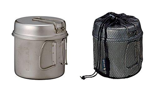 Snow Peak Cooker Titanium Lightweight Deep Trek 900ml with Storage Case Climbing Disaster Prevention SCS-008T