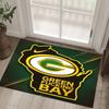 Tappeto in Velluto Cristallo Design Green Bay Packers Accogliente Non?Tappeto Stampato Antiscivolo per Camera da Letto Soggiorno Ingresso