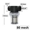 1/2 3/4 1 1.2 1.5 2 Inch Thread Tube Filter 80 120 200 Mesh Filter Joint Garden Hose Connector Aquarium Pump Metal Net Str