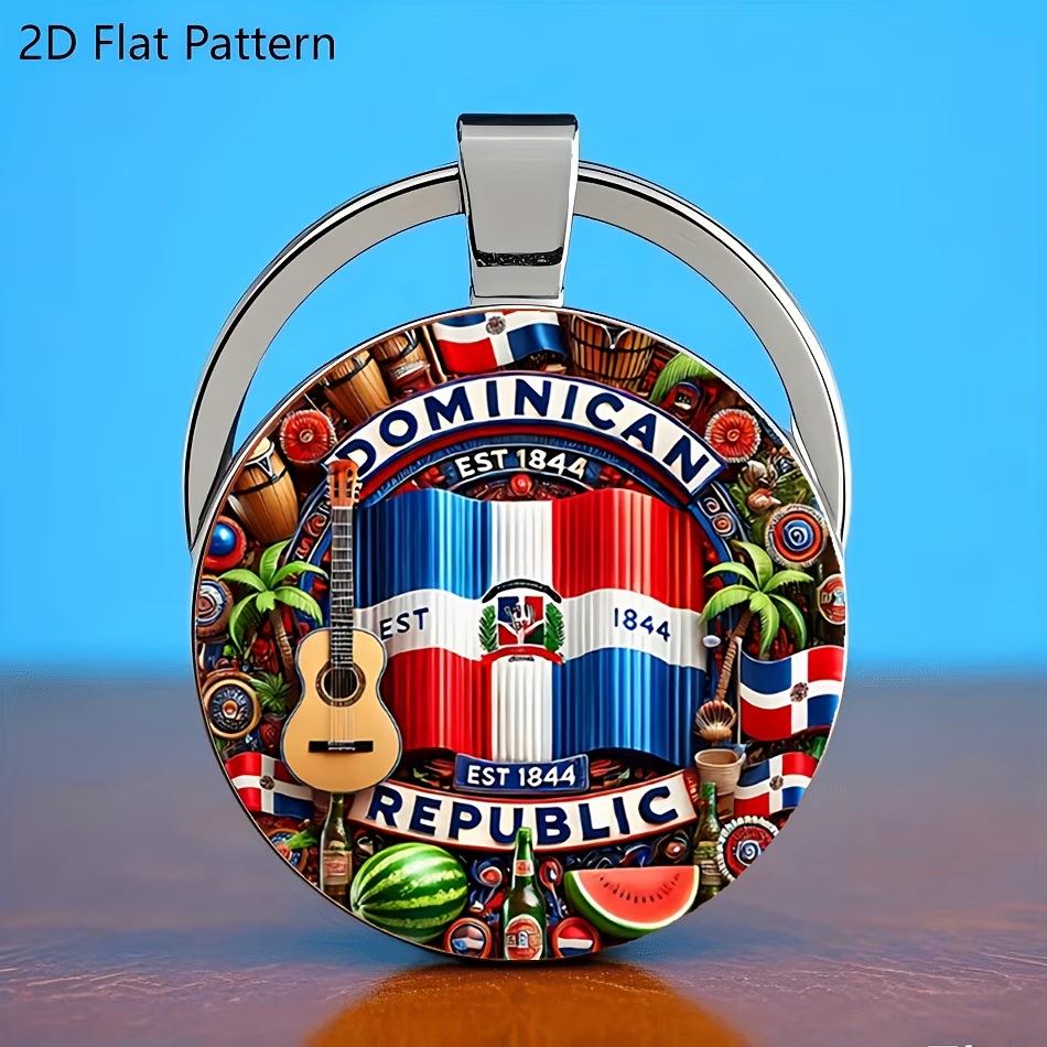 Flag Cross Meringue Music Pattern Keychain & Bag Pendant