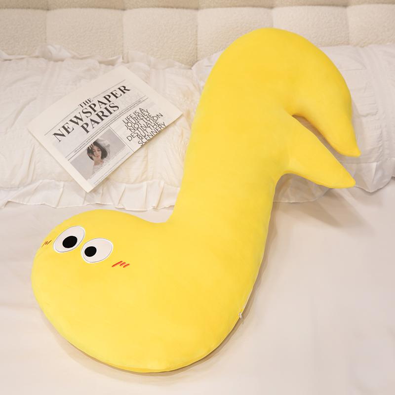 Giant Cartoon Music Note Plush Toys Super Soft Sleep Hug Pillow Sofa Cushion Children Kids Sleep Accompany Doll Birthday Gift