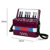 17 Keys 8 Bass Piano Accordion Educational Musical Toys Lightweight Kids Toy for Boys