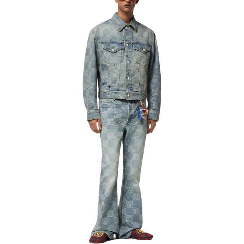 Louis Vuitton SS24 Denim Jacket Men's Blue 1AFHUC