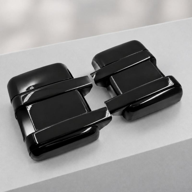 Replacement Exterior Mirror Covers for Listed 2008-2016 Vehicle Application, 1 ABS Pair for Left and Right Sides