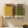 Plastic Sealed Rice Dispenser Wall Mounted Rice Dispenser Tank  Kitchen Accessories