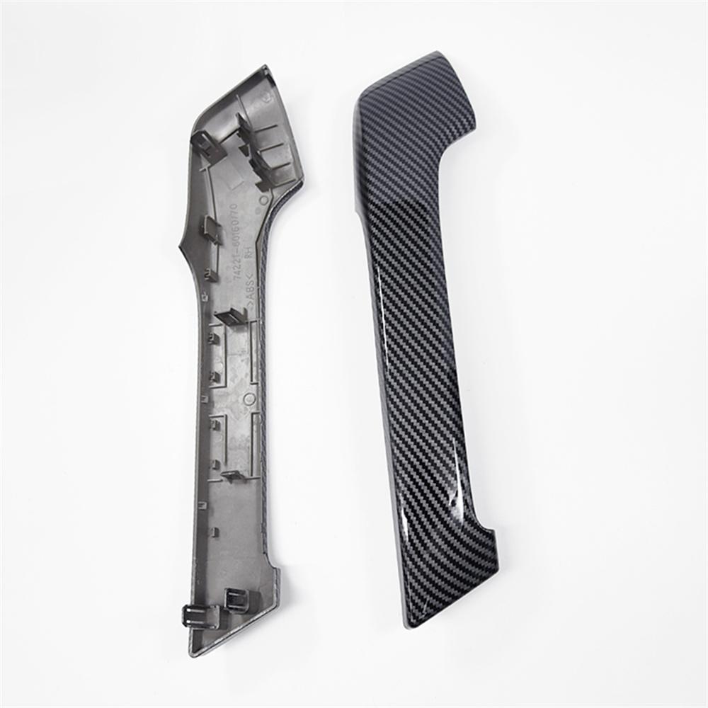 Carbon Fiber Style Door Handle Cover For Toyota Land Cruiser Prado 150 LC150 10-