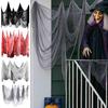 Used-Look Netzstoff Halloween Grober Gaze-Stoff, Polyester Baumwolle Dekor für Spukhaus Gruselige Atmosphäre, Gruselige DIY Szenen Dekoration,