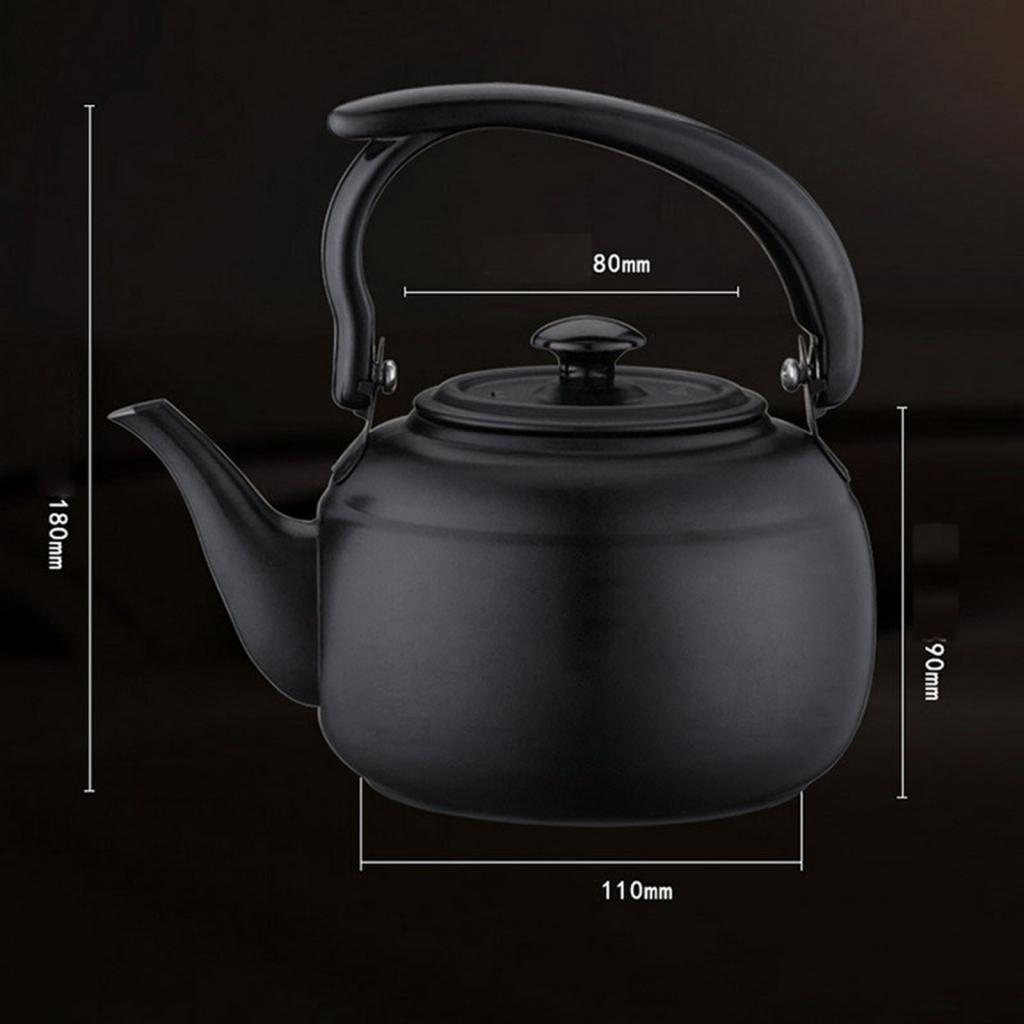 Paslanmaz Çelik Çaydanlık Kettle Kahve Kettle Ev Otel Mutfak Eşyaları 1000ml Çay Severler için Güzel Hediye Paslanmaz Çelik Çaydanlık