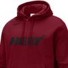 Nike Nba Miami Heat Courtside Team Logo Fleece Pullover Loose Fit Hoodie DR9328-608