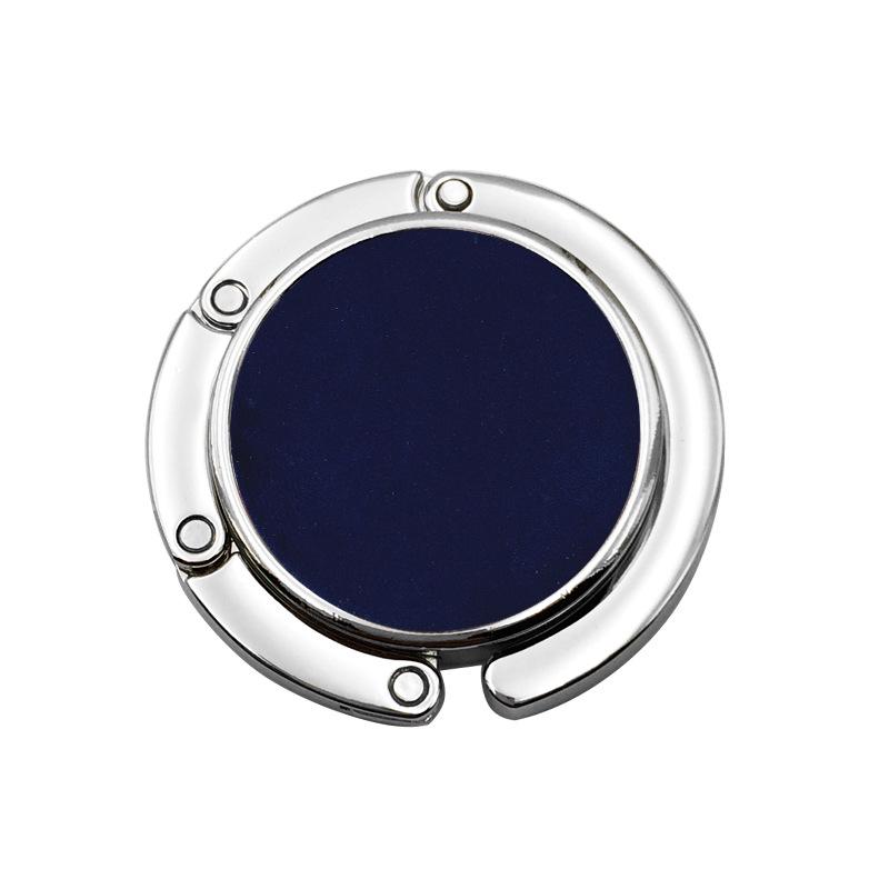 Creative Marble Pattern Folding Handbag Hook with Metal Design Diameter 4.5 cm