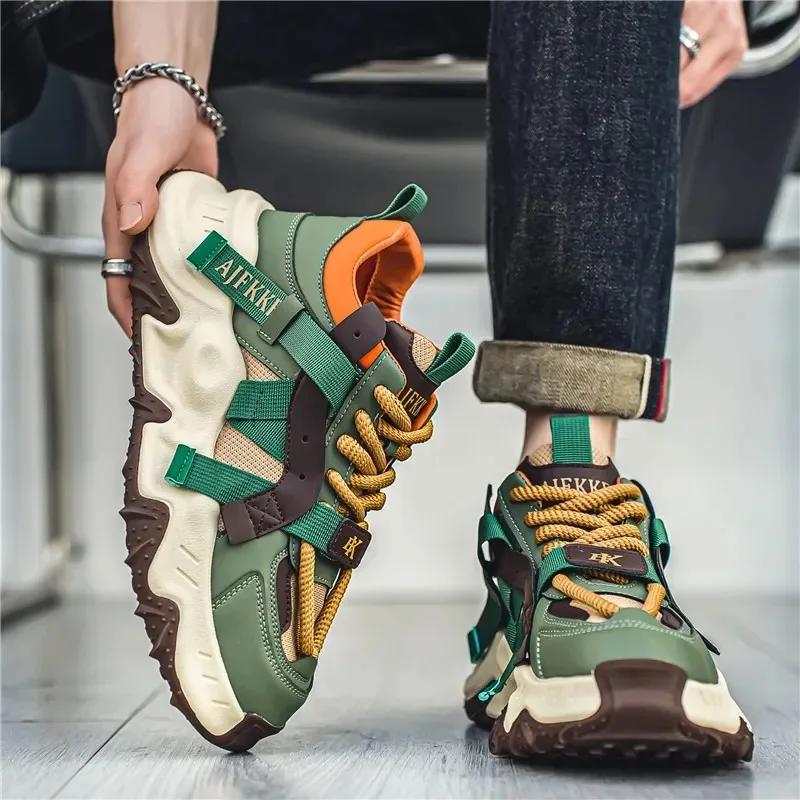 Fashion Original Brand Men Sneakers Trend Chunky Casual Shoe Breathable Sport Running Shoes for Men Luxury Tenis Shoes Zapatillas Hombre