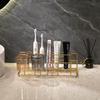 Accessible Luxury Electric Toothbrush Rack Punch-Free Toilet Bathroom Wall Hanging Toothbrush and Cup Toothpaste Storage Rack