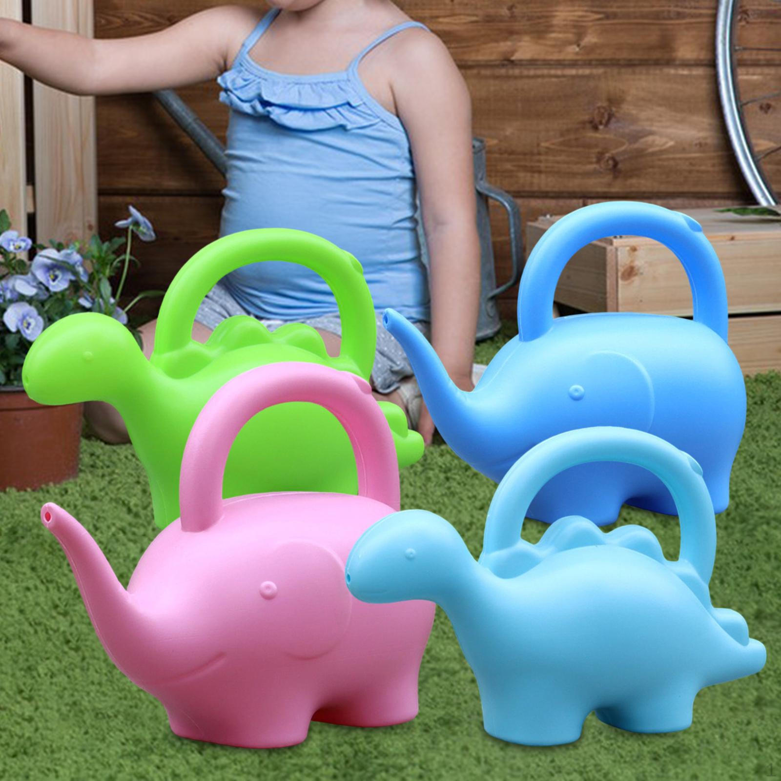 

4 Pieces Children Animal Themed Watering Cans Gardening Tools 1.5L Comfortable Grip Adorable Garden
