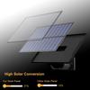 106 LED Solar Light Outdoor Waterproof With Motion Sensor Floodlight Remote Control 4 Modes For Patio Garage Backyard