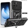 Slide Lens Armor Funda for Honor X8C 4G Case Magnetic Ring Cover for Honor X5 X5B X6A X6B Plus X7 X7A X7B X7C X8A X8B X8 4G Case