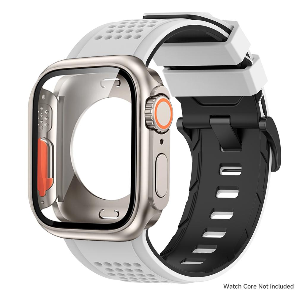 Case+Silicone Strap for Apple Watch Band Ultra 3 49mm 46 45 44 41mm Protective Case Bracelet for Iwatch 11 10 9 8 7 6 54 SE3