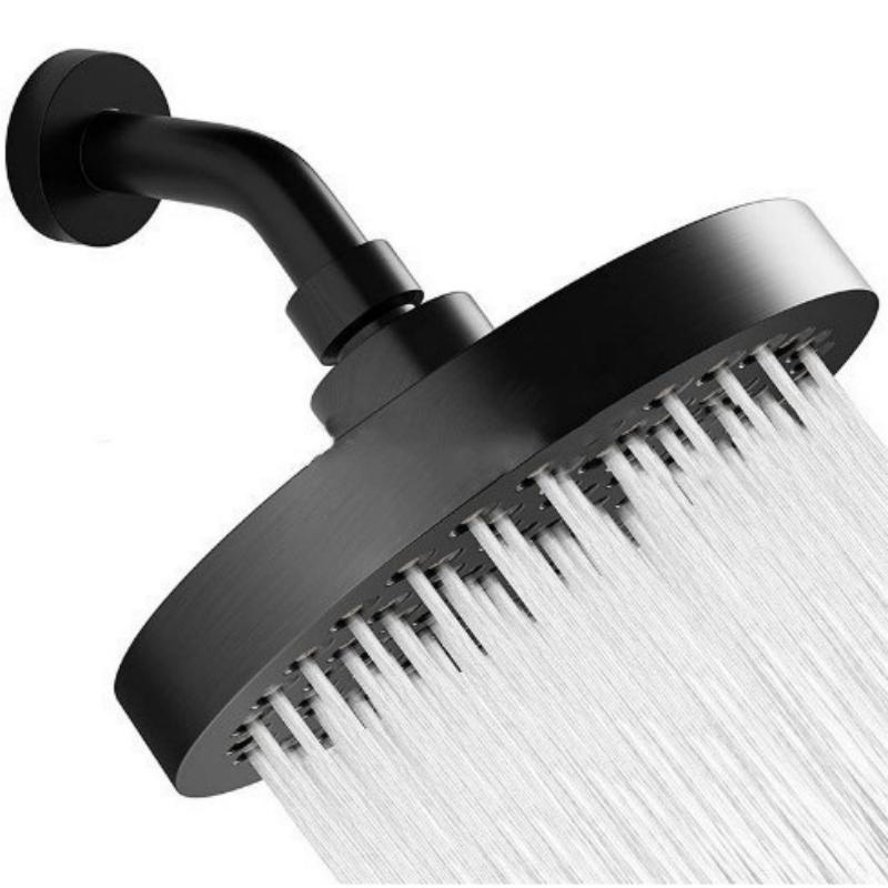 Modern High-Quality High-Pressure Electroplated Adjustable Replacement Rain Shower Head for Hotels & Bathhouses Shower