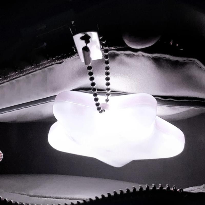 1 Stück Handtaschen-Herz-LED-Licht, Handtaschenlampe, automatische Bewegungsaktivierung, herzförmiges Licht für Damen, Bah-Geldbörsen-Charme