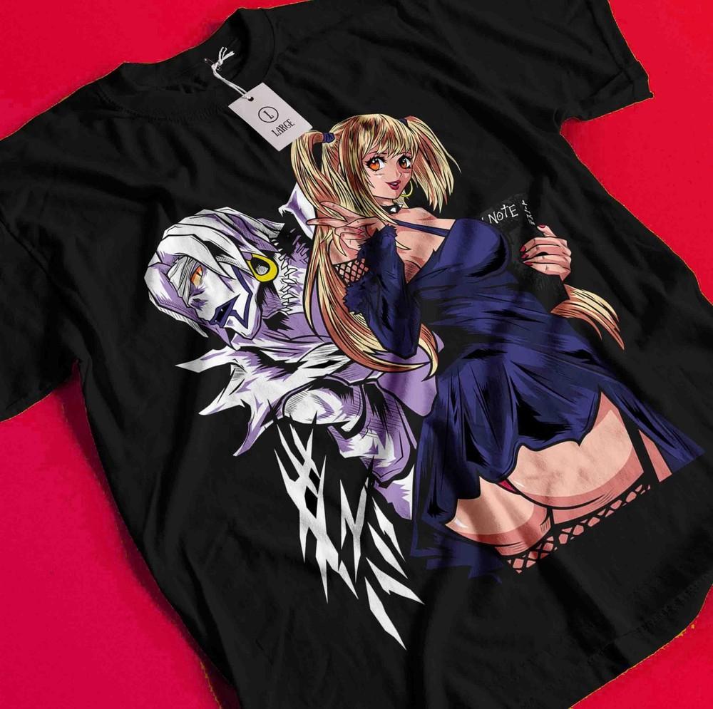

Death Note Shirt Ryuk L Kira T-Shirt Misa Tshirt Rem Tee Anime Waifu Near Light BB887 L