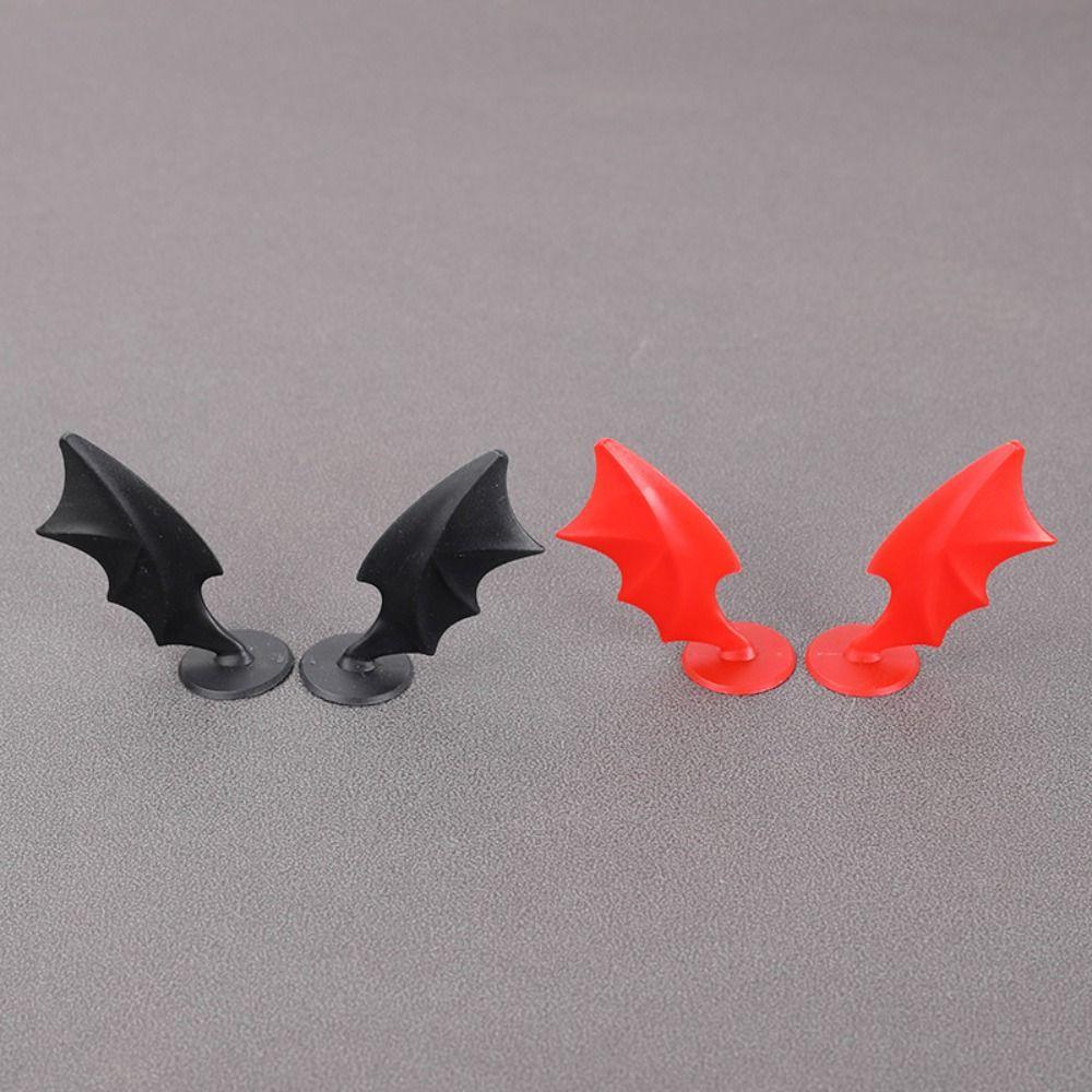 1pair Cool Motorcycle Helmet Horn Wing Shaped Moto Helmet Decoration  Scooter