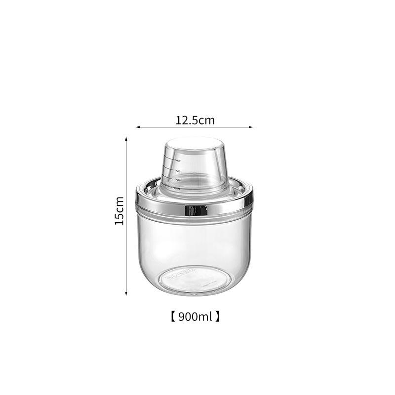 

Home Kitchen Sealed Jar Coffee Bean Moisture-proof Storage Container Grain and Miscellaneous Grain Transparent Storage Tank