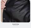 2026 Stylish Plus Size Leather Jacket for Middle-Aged & Elderly Women - Spring/Fall Casual Wear