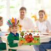 PETCEE Thanksgiving Coloring Placemats - 16PCS 14''x10'' Double-Sided Kids Placemats for Colorful Craft Activity & Party Decorations