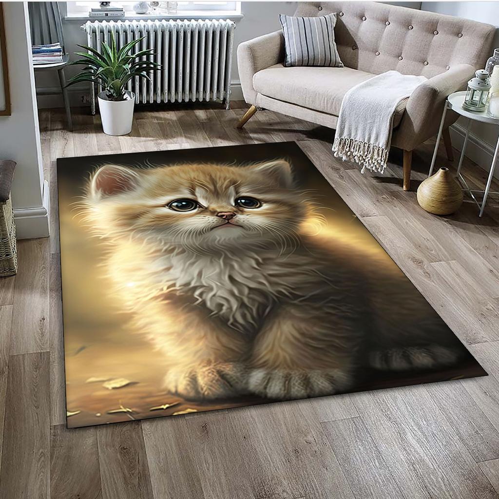 27 Style Cartoon Cute Calico Cat,Persian Cat,Ragdoll Carpet Rug for Home Living Room Bedroom Sofa Doormat Decor,kid Non-slip