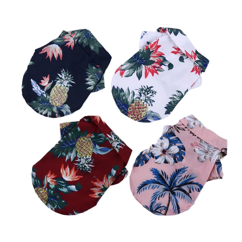 Hawaiian for Small Large Dog Summer Chihuahua T-Shirt Dog Shirts Cat Clothes Pet Vest Pet Products