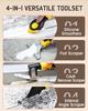 All-in-One Professional Caulk Remover Tool – Multi-Functional Scraper with Interchangeable Heads for Seamless Tile, Grout, and Bathroom Renovation