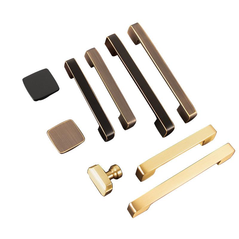 JOYLIFE Brass Handles: Modern Black Cabinet Pulls & Single Hole Drawer Knobs