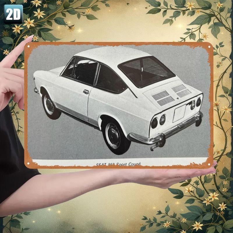 Automotive Metal Decorative Painting: Gifts for Car Lovers Garage Home Style