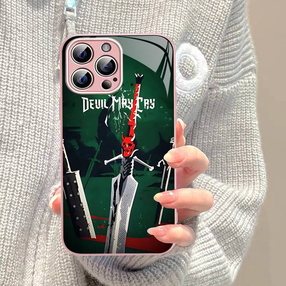 

D-Devils Action Game M-May C-Cry Tempered Glass For Iphone 14 13 12 11 Pro Mini XS MAX 14Plus X XS XR Cover iphone 13 pro