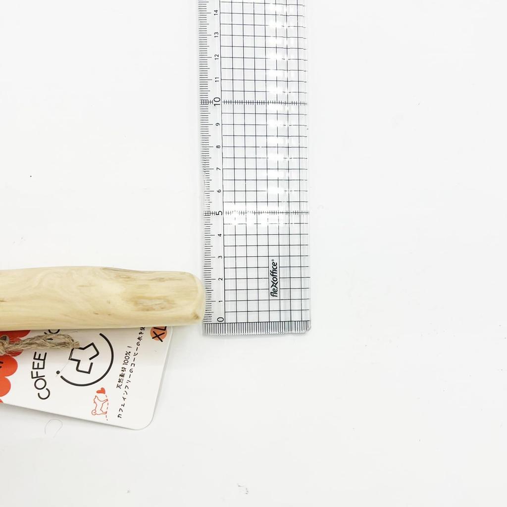 Laki Bone Shaped Coffee Wood Dog Chew Toy Natural Natural Wood Coffee Tree Caffeine Free Dental Care XL Size 1 Piece Additive-Free 100%