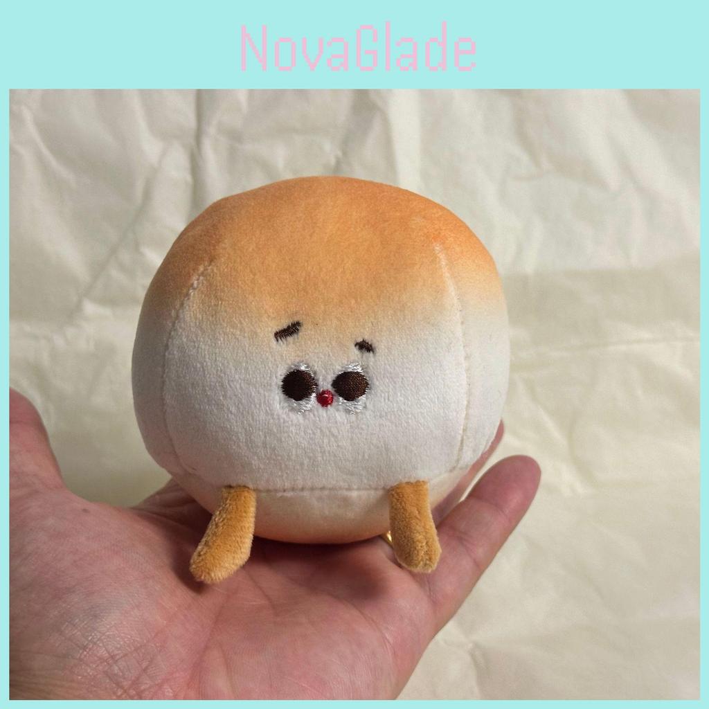 Adorable Soft Plush Food Keychain Cute Mini Bun Keychain Perfect For Birthday Gifts