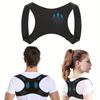 1 ks Unisex nastavitelný korektor držení těla, bederní podpůrný pás, prodyšný a protiskluzový ergonomický podpůrný pás pro zlepšení držení těla