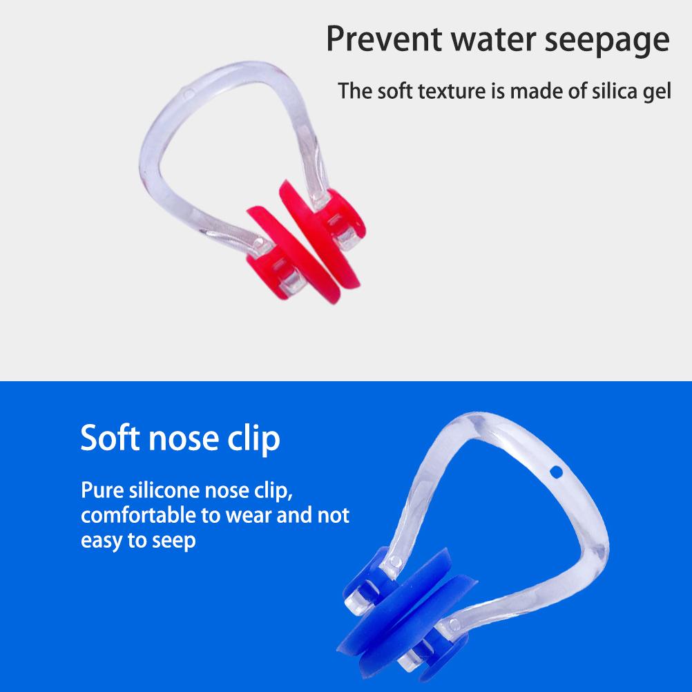 14 Adet Rastgele Renk Su Geçirmez Silikon Yüzme Burun Klipsi Dalış Sörf Yüzme Burun Klipsleri Yetişkinler Çocuklar İçin