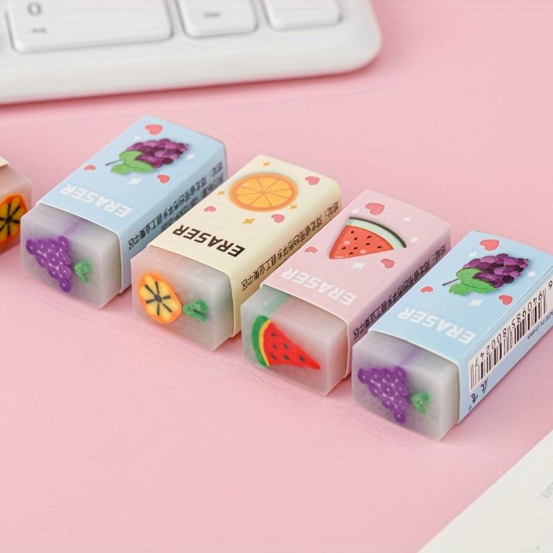 5/10pcs Cute Erasers For Students Bulk Fun Desk Pencil Students School Supplies Prize Gifts Party Favors