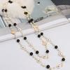 Long Necklace Female Korean Version Multi-layer Rose Drop Glaze Petal Hanging Chain Personalized Decorative Pendant Autumn and Winter Sweater Chain